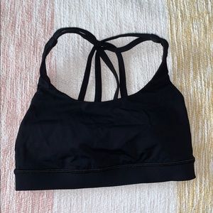 Lululemon women’s energy bra black size 2